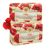 Poppy Triple-Milled Soap Bar | Wavertree & London