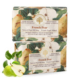 French Pear Triple-Milled Soap Bar | Wavertree & London