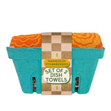 Mari Berry Marigold & Strawberry Dish Towel Set