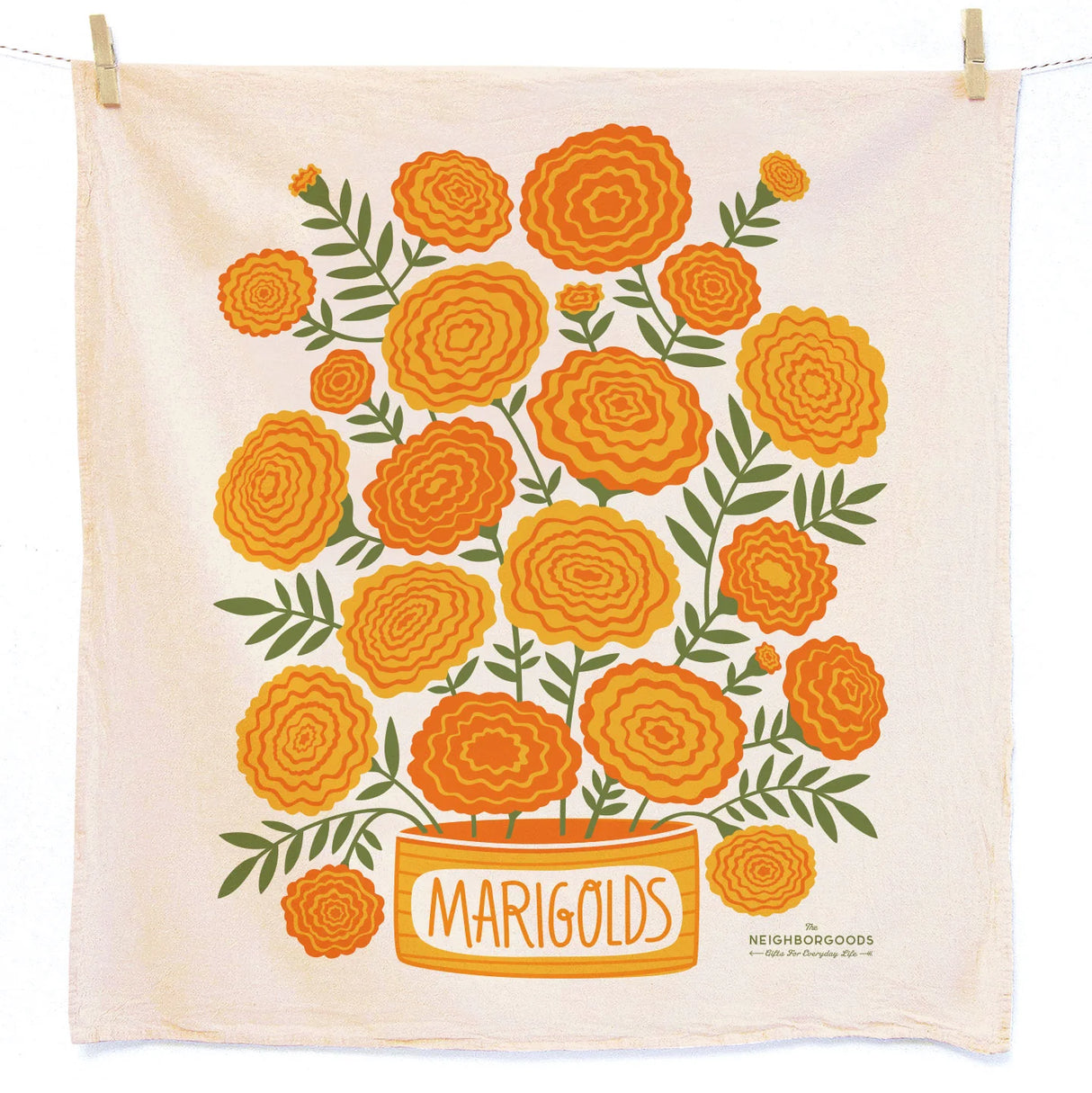 Mari Berry Marigold & Strawberry Dish Towel Set