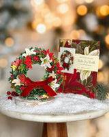 Mini Winter Joy Wreath Pop-Up Card | FreshCut Paper
