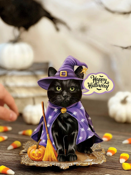 Mini Halloween Cat Pop-Up Card | FreshCut Paper