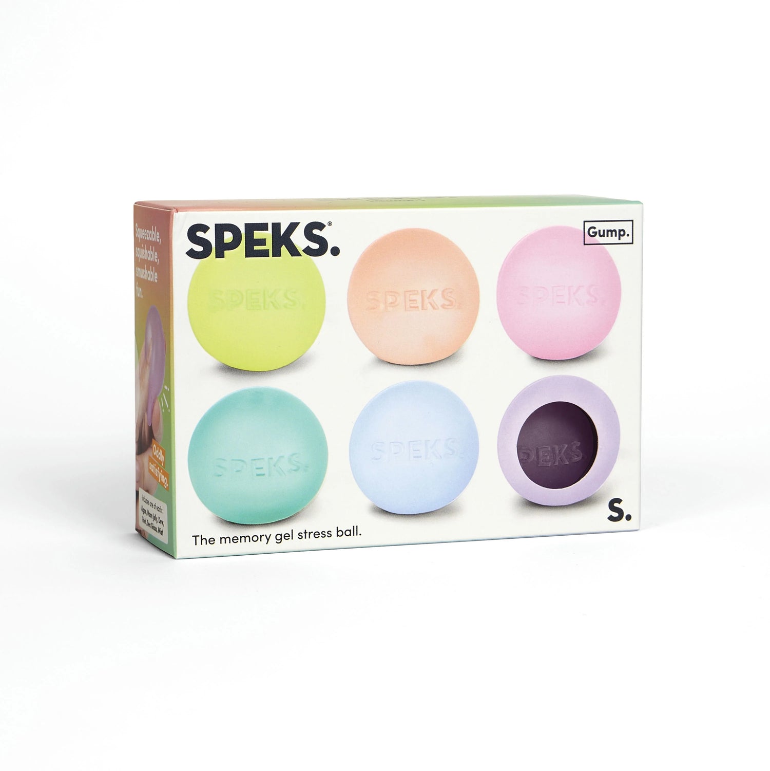 Mini Gump Memory Gel Stress Ball 6-Pack | Speks