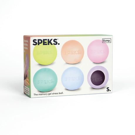Mini Gump Memory Gel Stress Ball 6-Pack | Speks