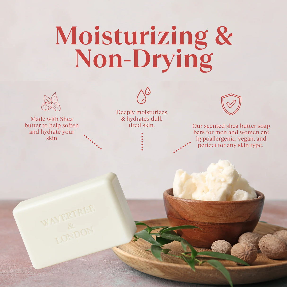 Poppy Triple-Milled Soap Bar | Wavertree & London