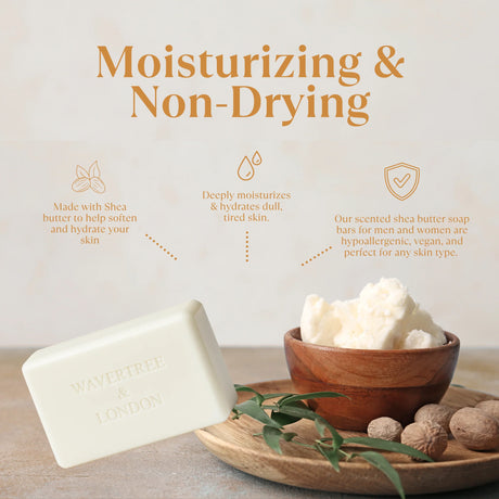 Honey & Almond Triple-Milled Soap Bar | Wavertree & London