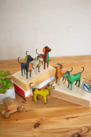 Recycled Metal Dogs
