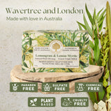 Lemongrass & Lemon Myrtle Triple-Milled Soap Bar | Wavertree & London