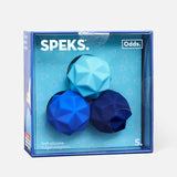 speks odds fidget toy in blue color