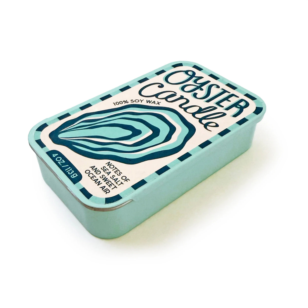 Oyster & Sea Salt Sardine Tin Soy Candle