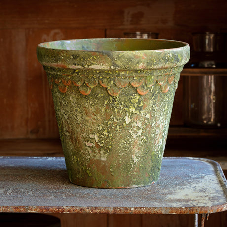 Aged Garden Planter Pot