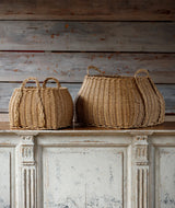Poly Weave Tote Basket with Handles