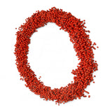 Red Wooden Bead Berry Wreath