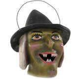 Paper Mache Haunted Witch Candy Bucket