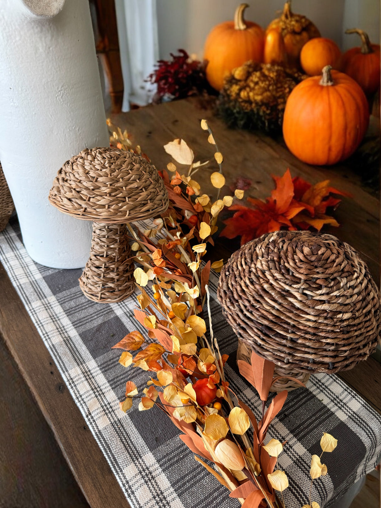 Fall Foliage and Pumpkins 5' Garland