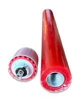 Red 3D Flameless Taper Candles (Set of 2)