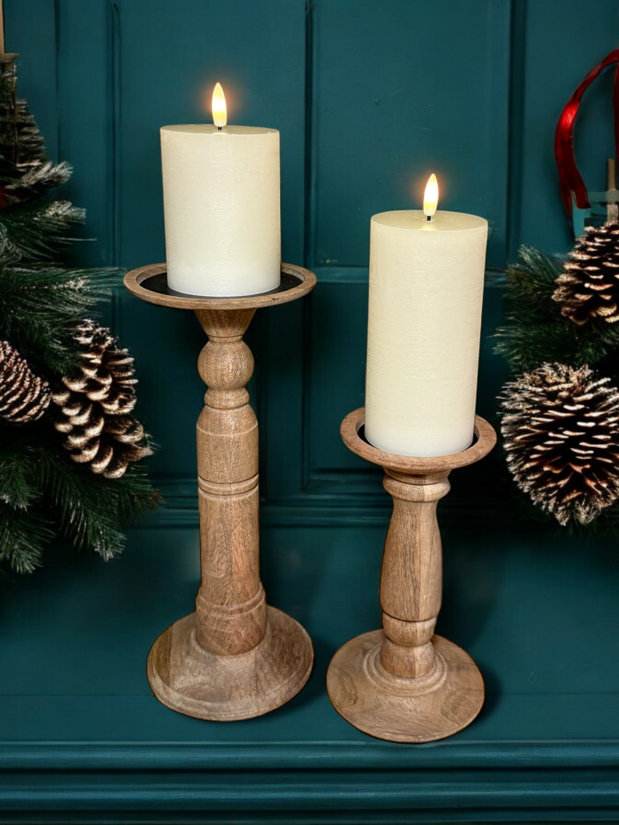 ivory flameless christmas candles