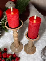 red fia flame LED Candles