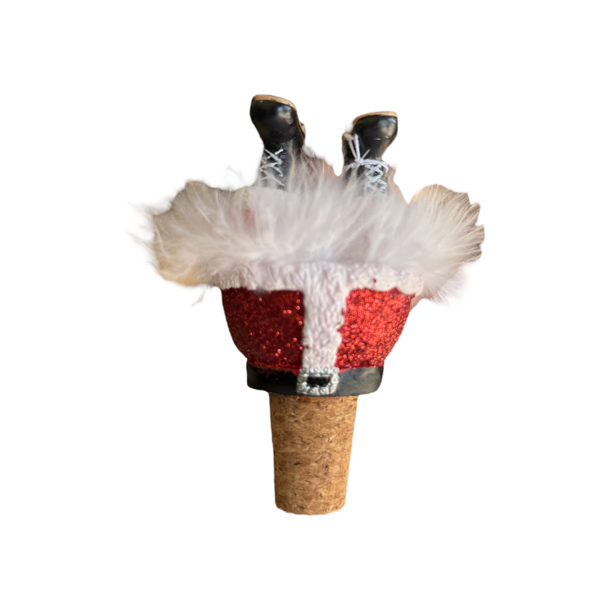 Christmas Wiggle Legs Wine Bottle Stoppers