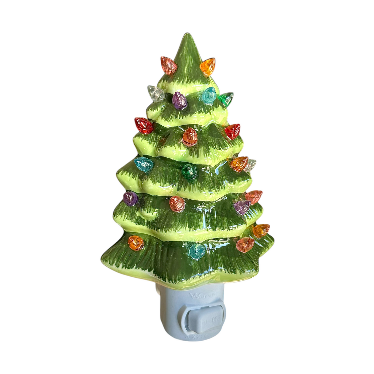 Light Up Ceramic Christmas Tree Night Light