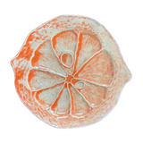 Reactive Glaze Stoneware Citrus Shaped Plate | Lime, Orange, Lemon