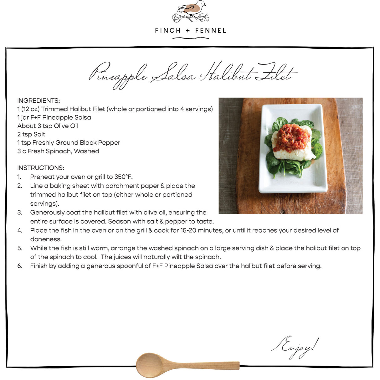 Sweet & Spicy Pineapple Salsa | Finch + Fennel