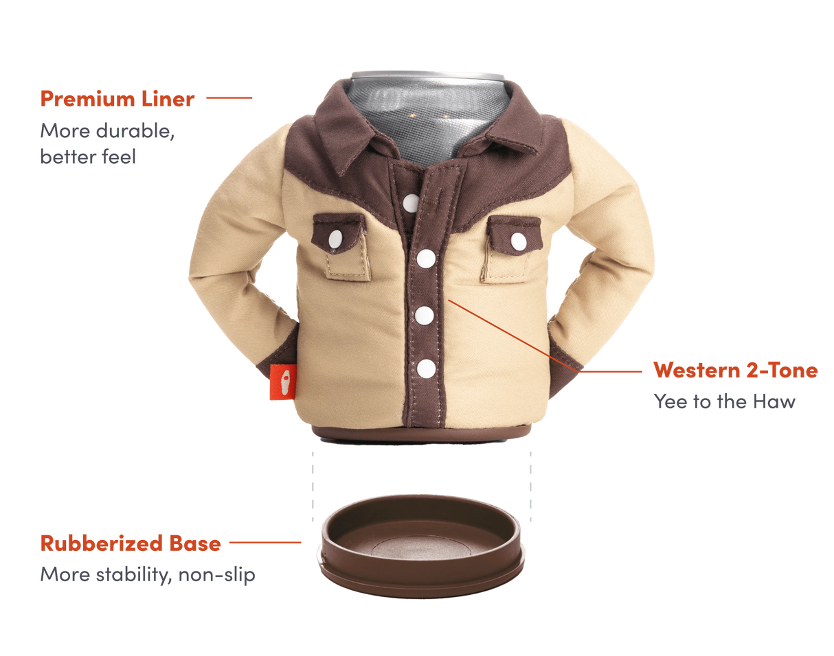 The Howdy Insulated Can Cooler | Puffin Drinkwear
