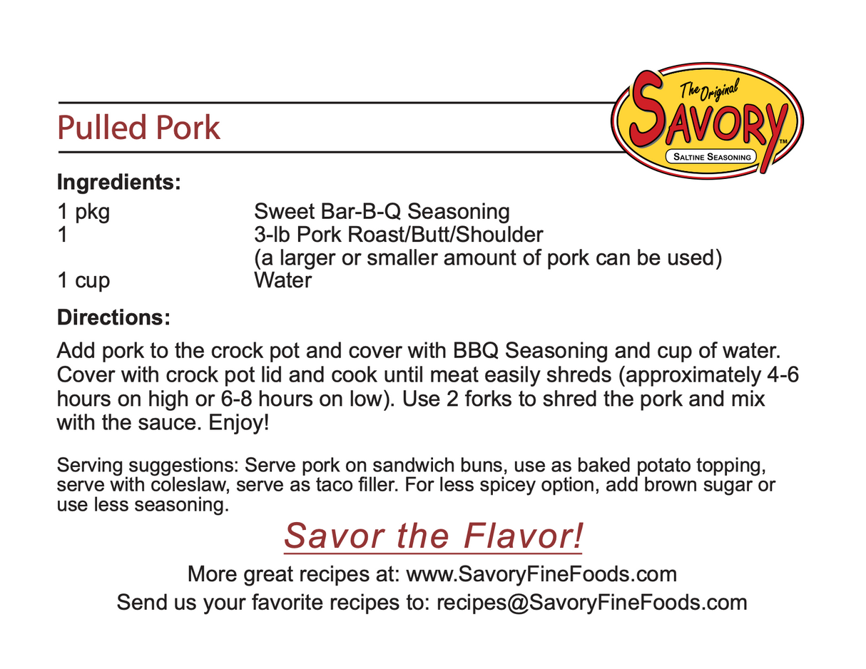 Savory Party Cracker Seasonings | 6 Flavors