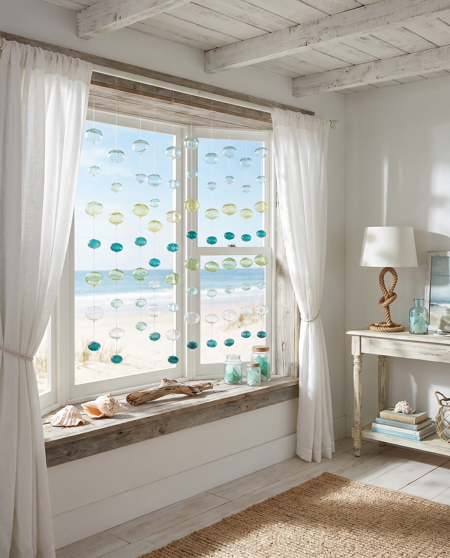 Hand-Blown Glass Bubble Garland