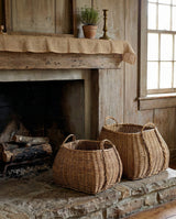 Poly Weave Tote Basket with Handles