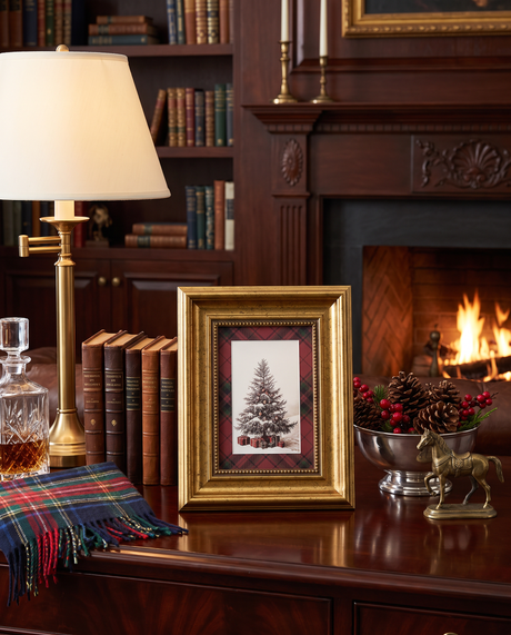 Plaid Christmas Tree 5x7 Photo Frame