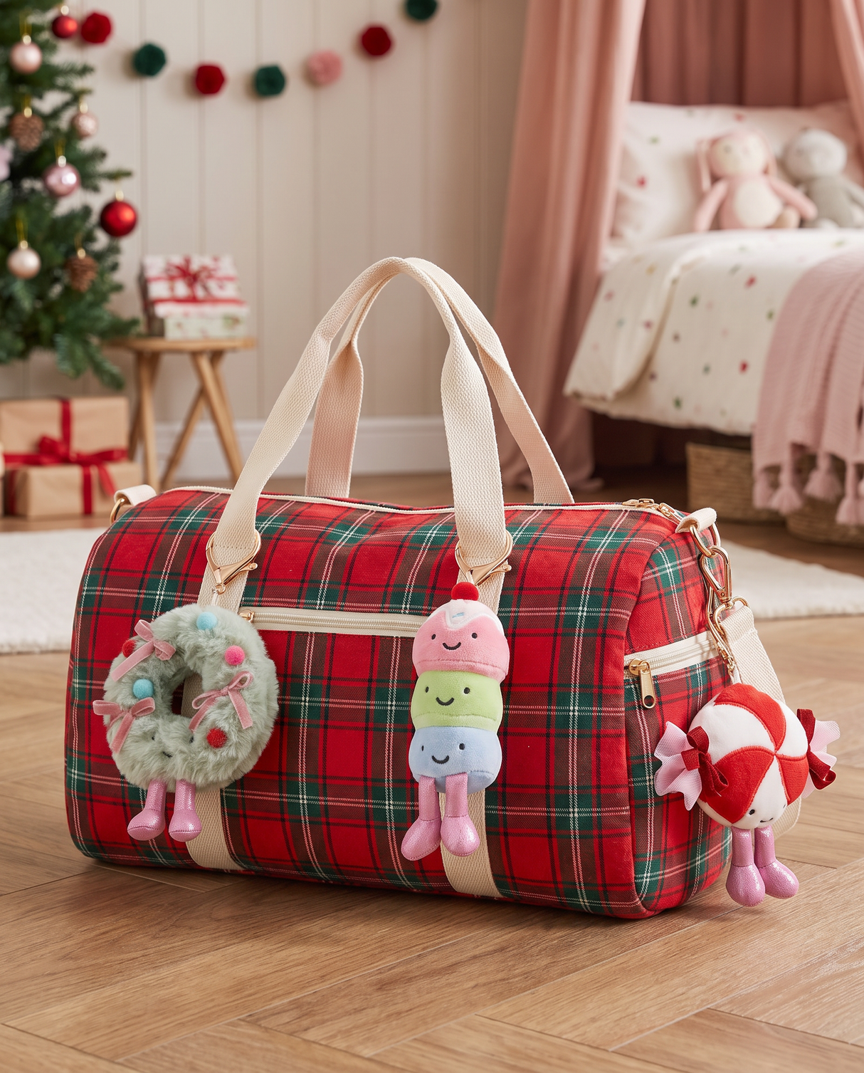 Christmas Plush Bag Charm