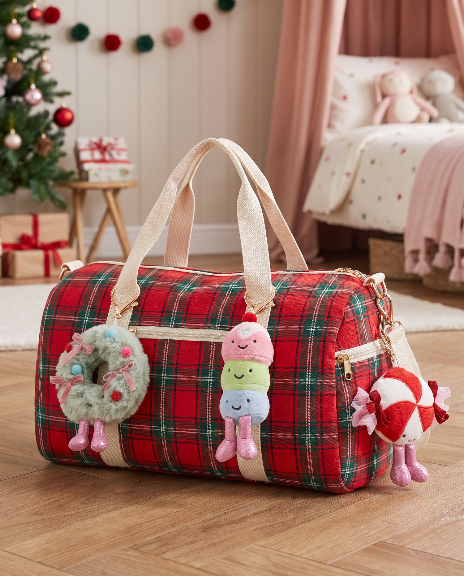 Christmas Plush Bag Charm