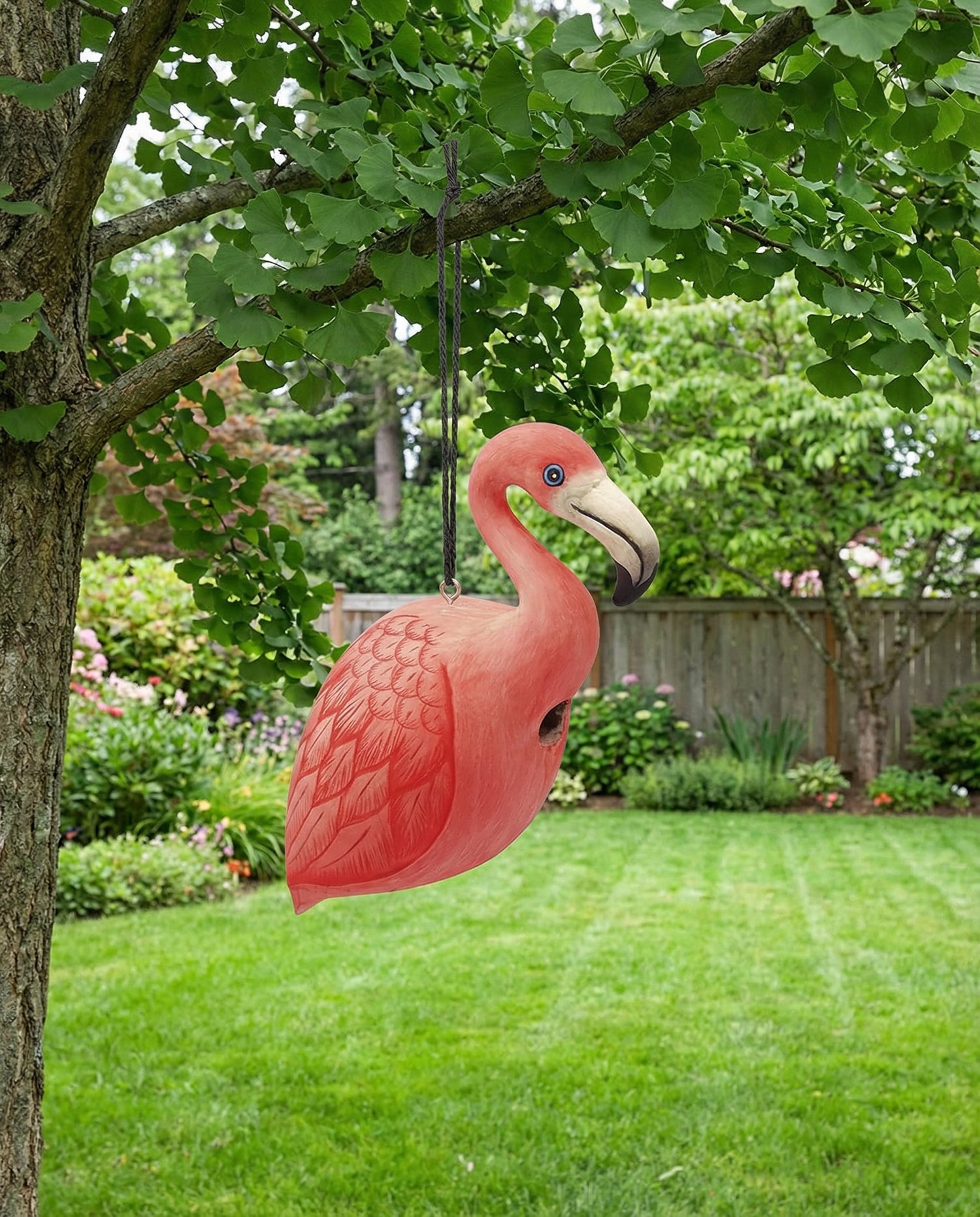 Flamingo Gord-O Wooden Birdhouse