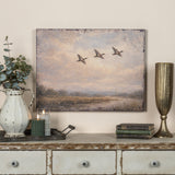 Soaring Ducks Wood Wall Art