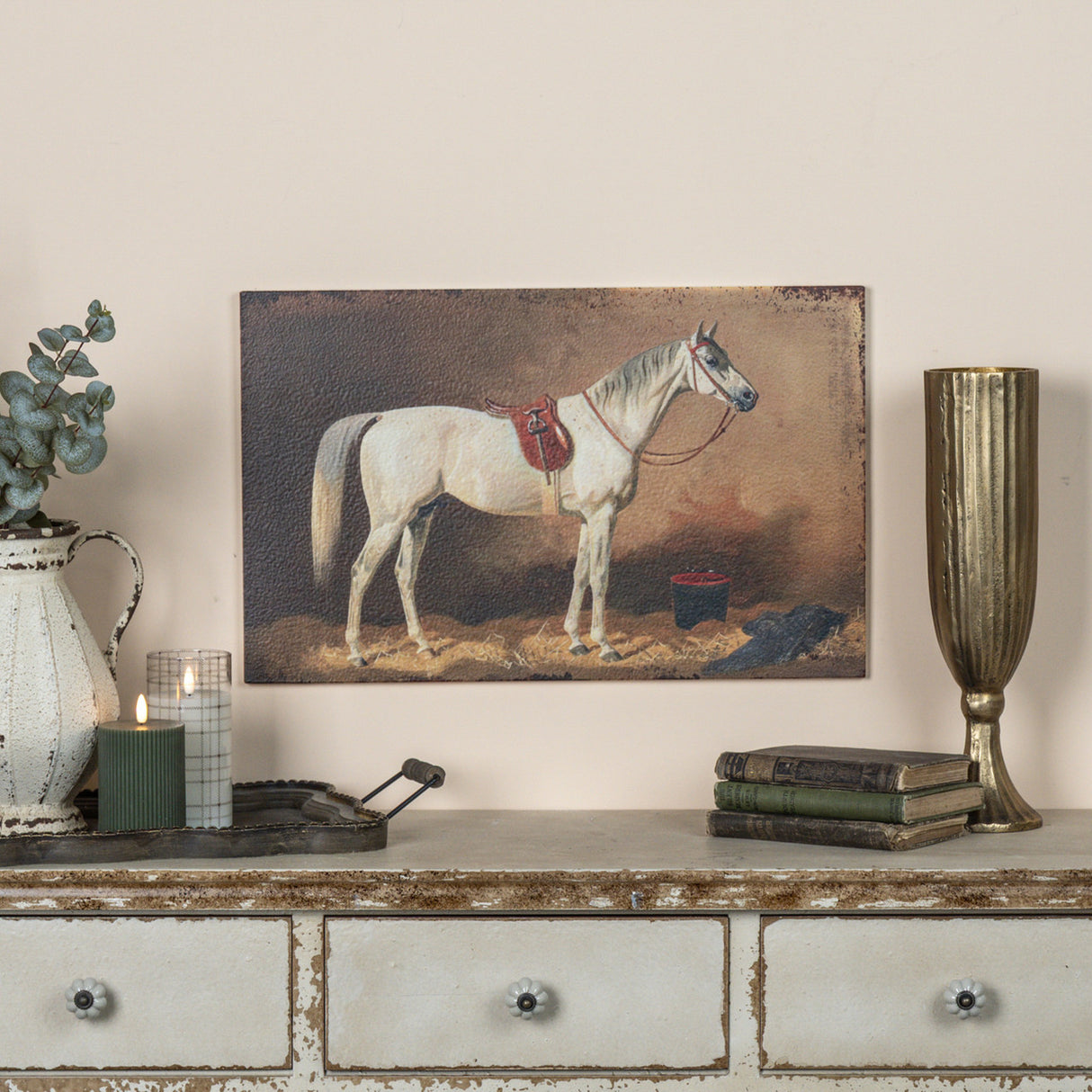 Athena Horse Metal Wall Art
