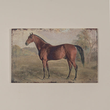 Vintage Horse Metal Wall Art