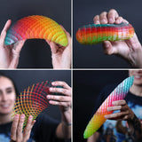 Morf Fidget Worm Rainbow Big Sensory Fidget Toy