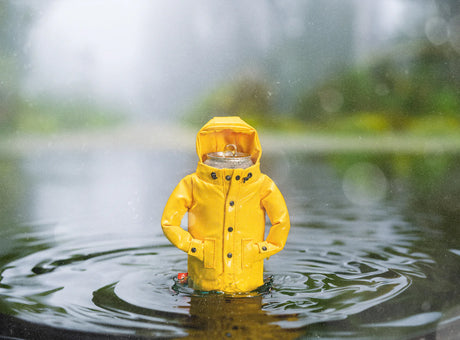 The Raincoat Insulated Can Cooler | Puffin Drinkwear