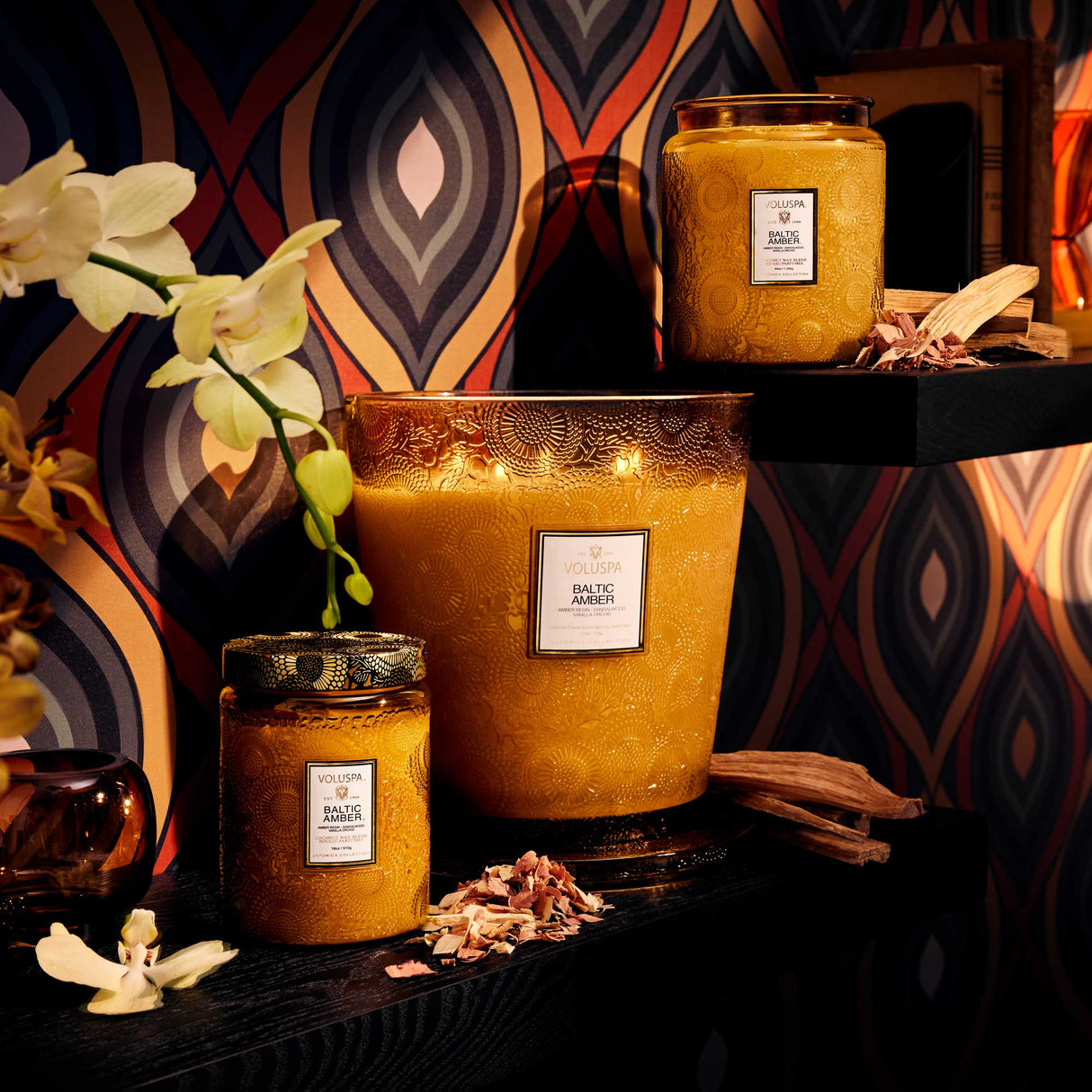 Baltic Amber Large Jar Candle | Voluspa