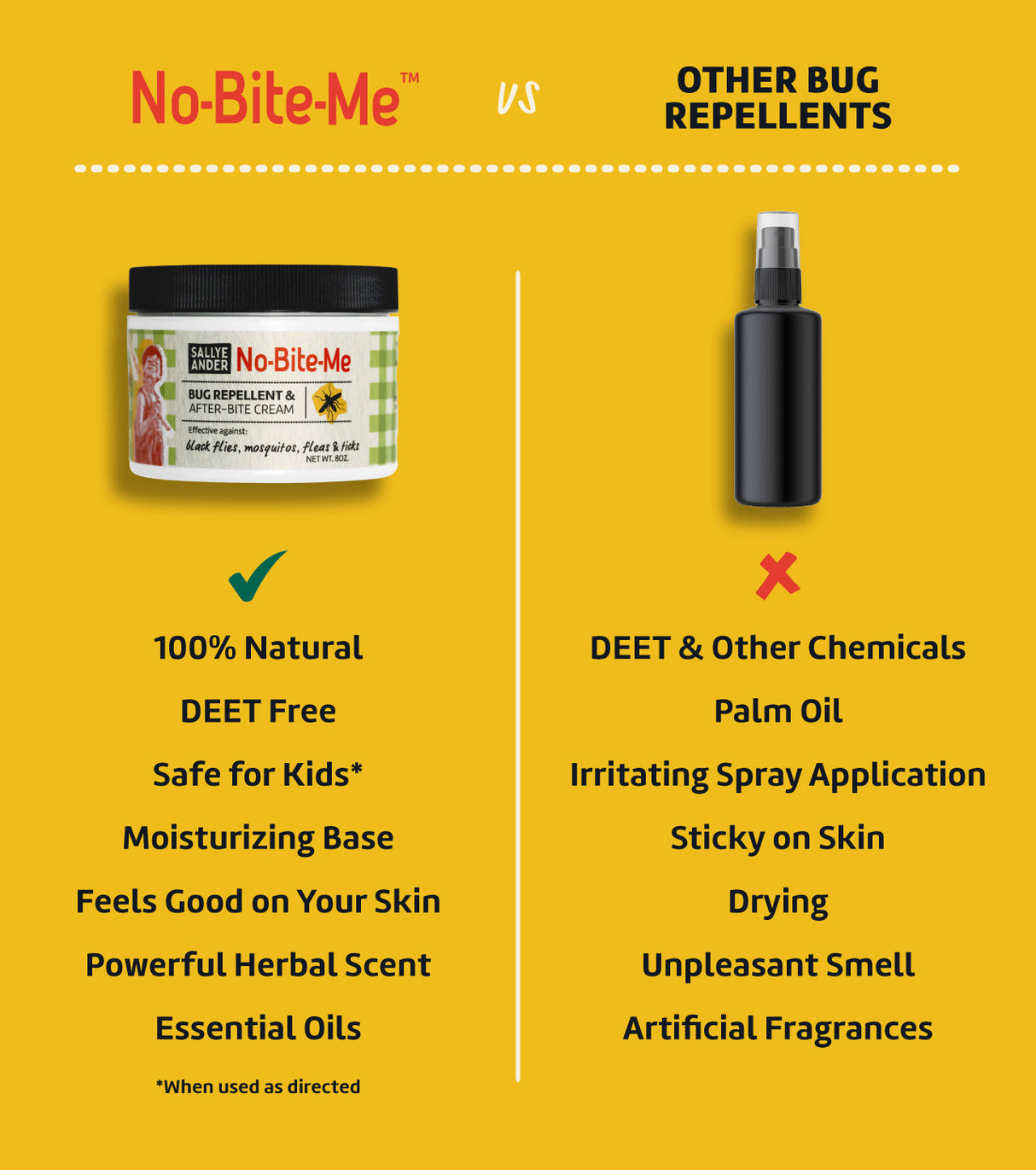 No-Bite-Me™ Bug Repellent & Anti-Itch Cream | SallyeAnder