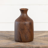 Clay Rust Tone Bottle Vase