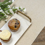Gold & Marble Serving Tray
