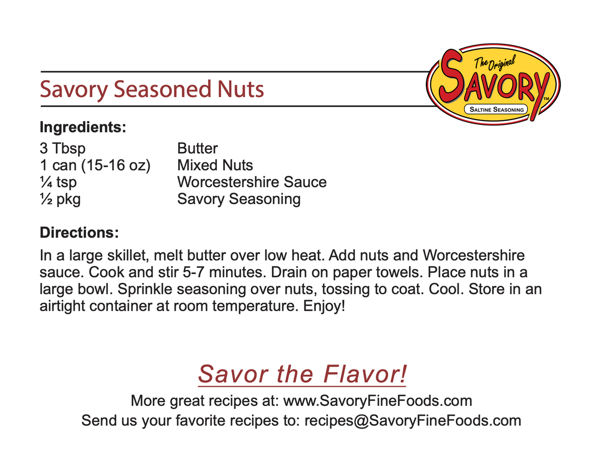 Savory Party Cracker Seasonings | 6 Flavors