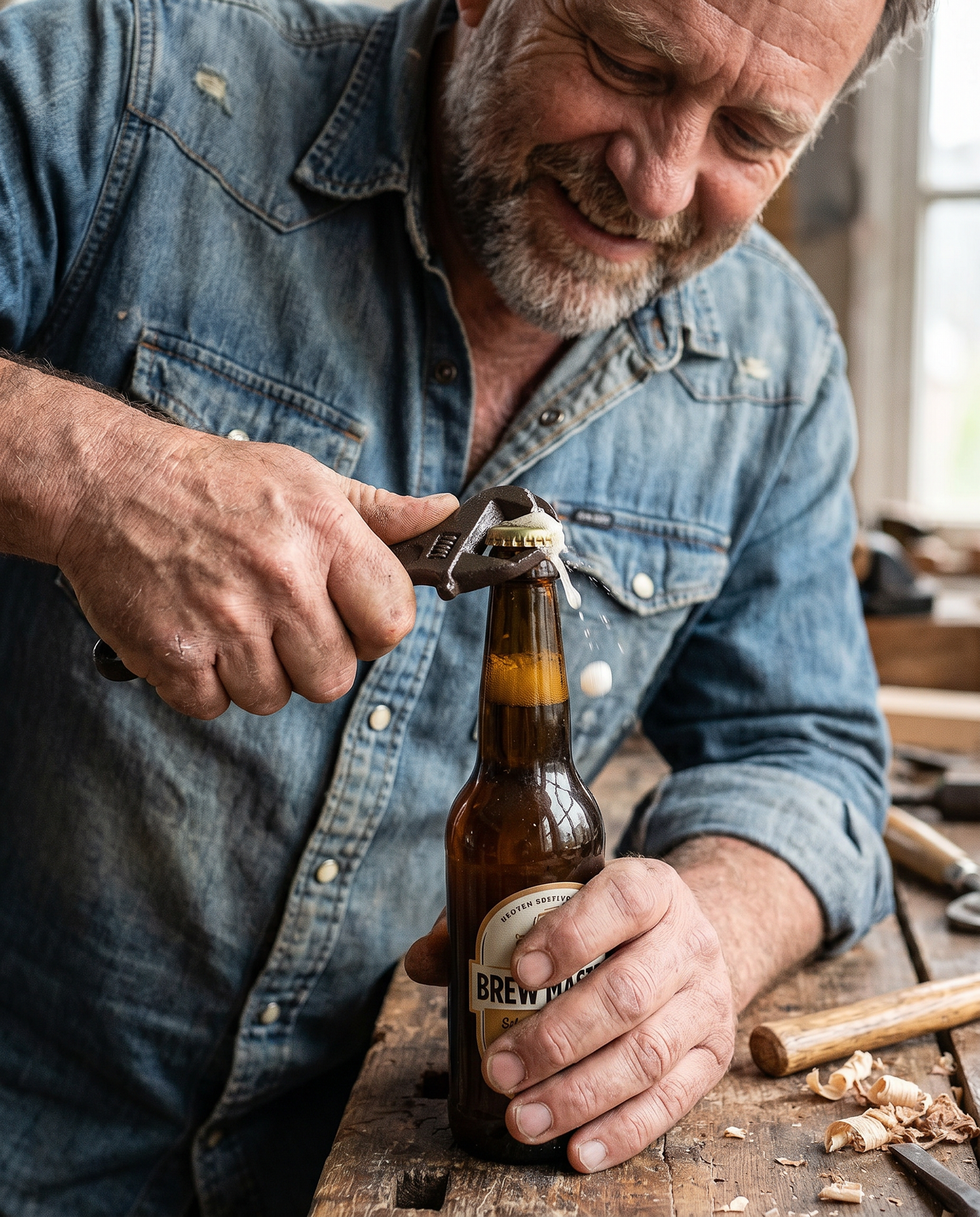Cast Iron Wrench Bottle Opener