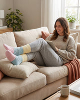 Confetti Women's Cable Crew Socks