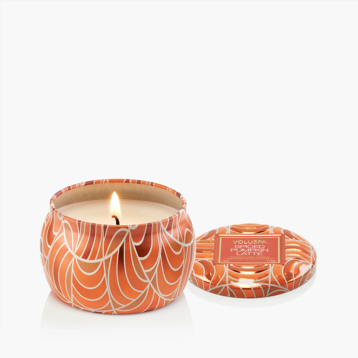 Spiced Pumpkin Latte Mini Tin Candle | Voluspa