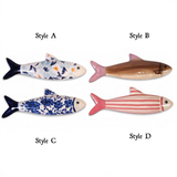 Hand-Painted Ceramic Fish Wall Figurine
