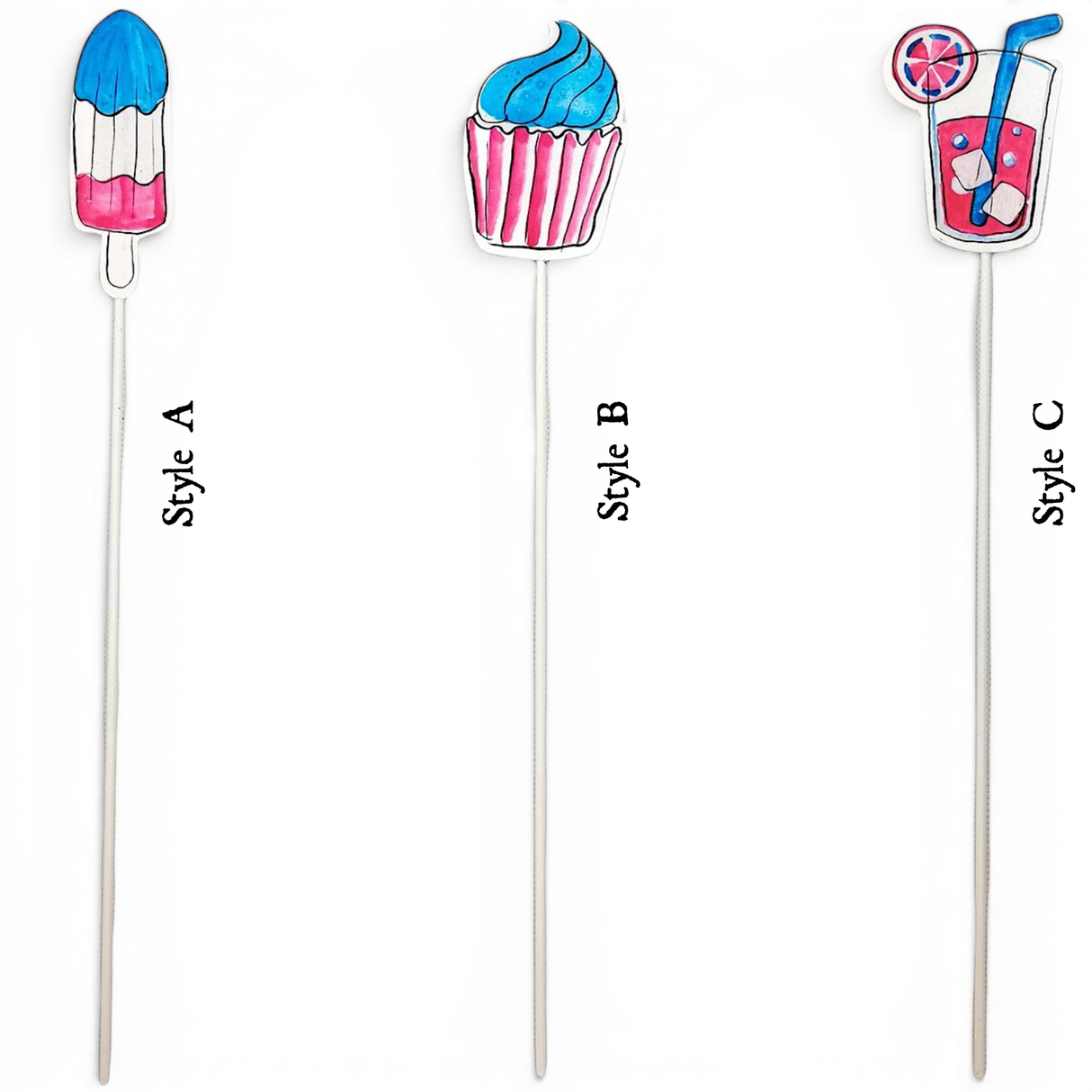 Patriotic Treats Metal Garden Stake