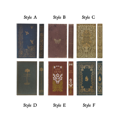 Vintage Book Design Canvas Notebook